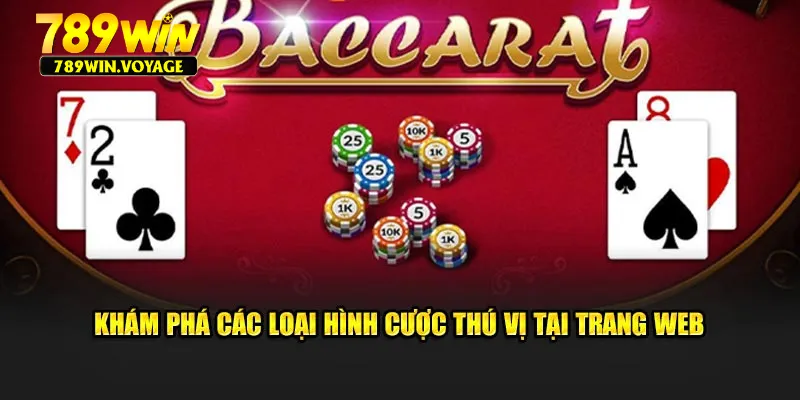 Khám phá các loại hình cược thú vị tại trang web