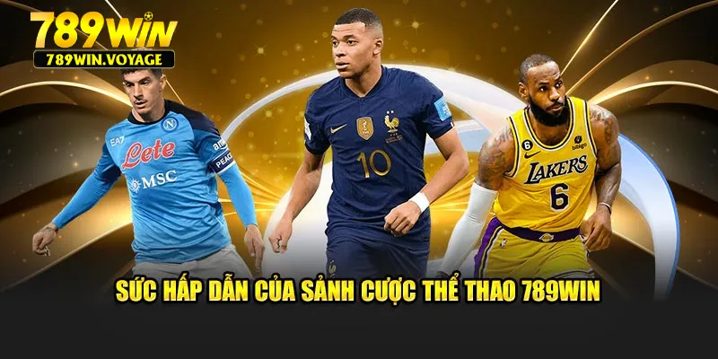 Sức hấp dẫn của sảnh cược thể thao 789win